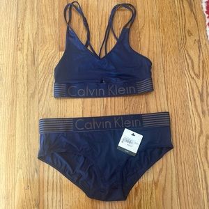 Calvin Klein bra and panty set